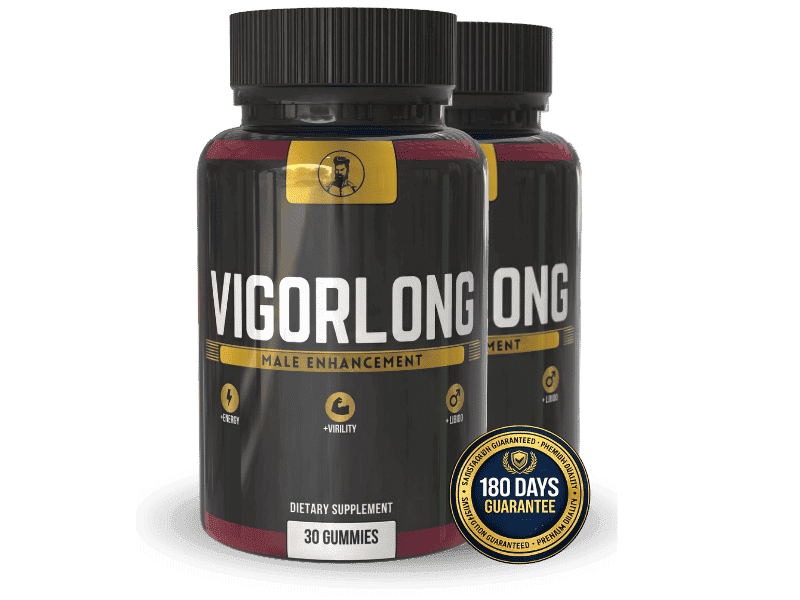 VigorLong Men’s Vitality Gummies for Energy, Stamina and Circulation